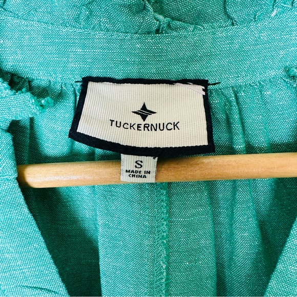 Tuckernuck Women’s Sea Green Crawford Mini Dress Size Small - Picture 10 of 11